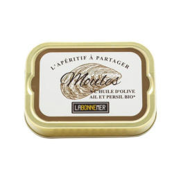 Moule à l'huile d'olive vierge extra, ail & persil - 100g