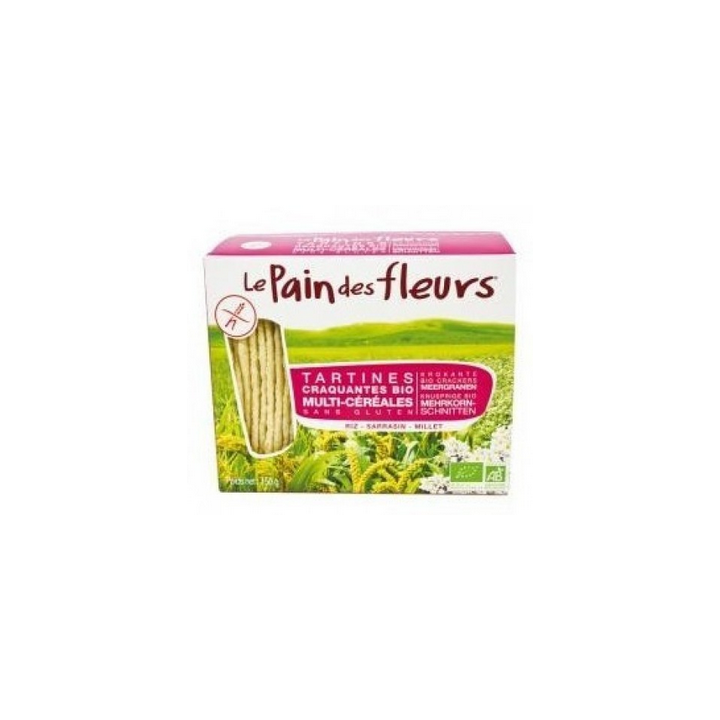 Cracottes MULTICEREALES – riz, sarrasin, millet – sans sucre bio – 150g - Pain des fleurs