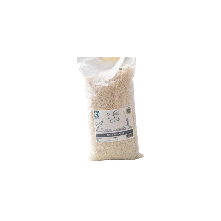 Gros sel de Guérande - brut d'exception - 1kg