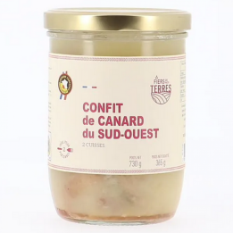 Confit de Canard du Sud-Ouest 2 cuisses - 730g