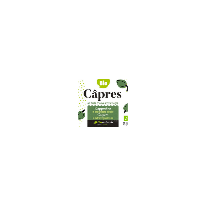 Câpres huile d'olive - 220g - Bionaturels - Bio