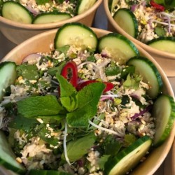 Laab  ou salade de poulet thai