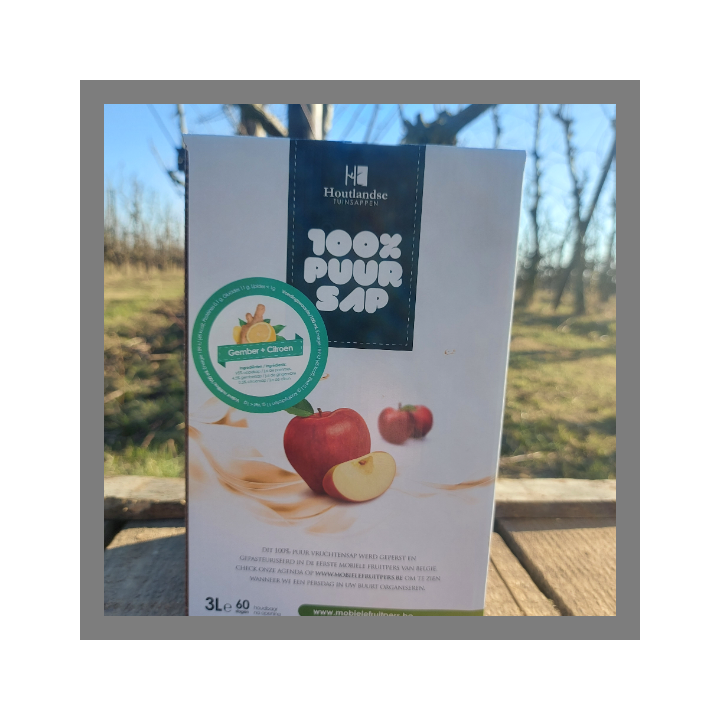 Jus de pommes-gingembre-citron 3 litre