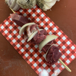 BROCHETTES DE CANARD AUX LÉGUMES – par 200g