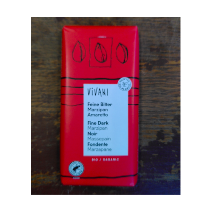 Chocolat noir massepain - VIVANI – 100g