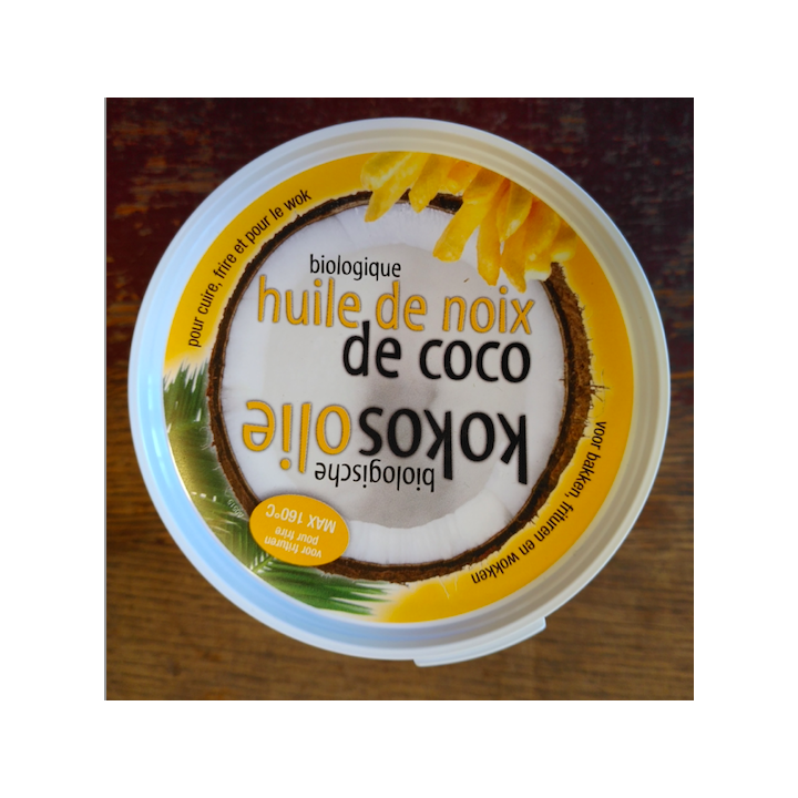 Huile de coco pour friture wok et cuisson – 500g