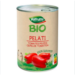 Tomates pelées - 400g - bio - Valfrutta
