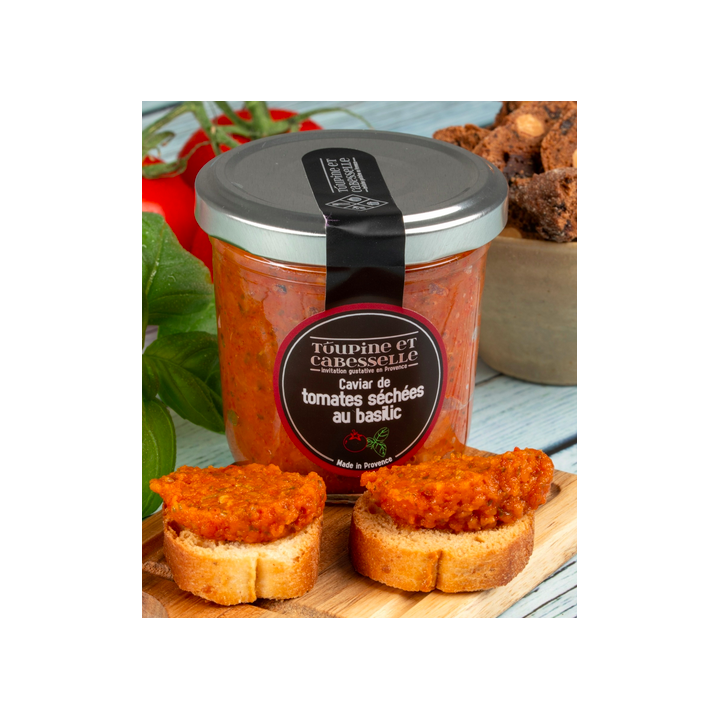 Caviar de tomates séchées basilic - 90g