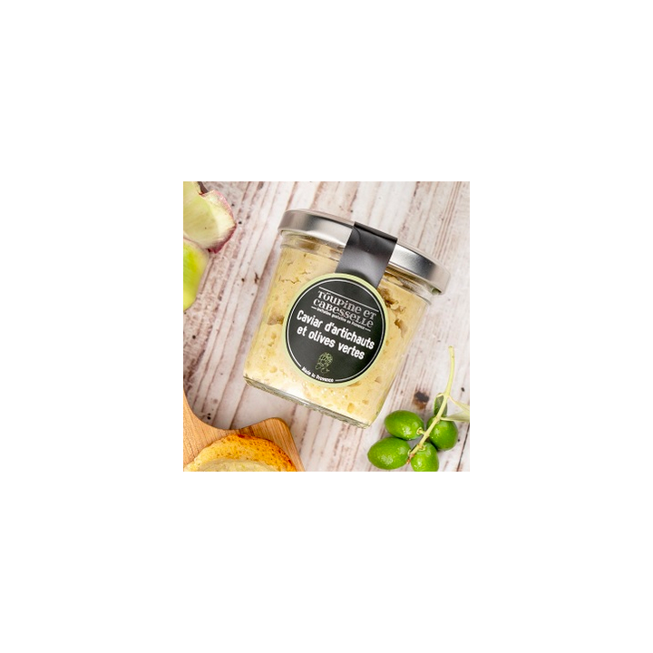 Caviar d'artichauts et olives vertes - 90g