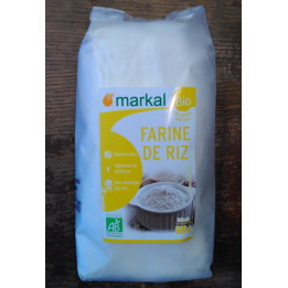 Farine de riz blanche bio – 500g – Markal