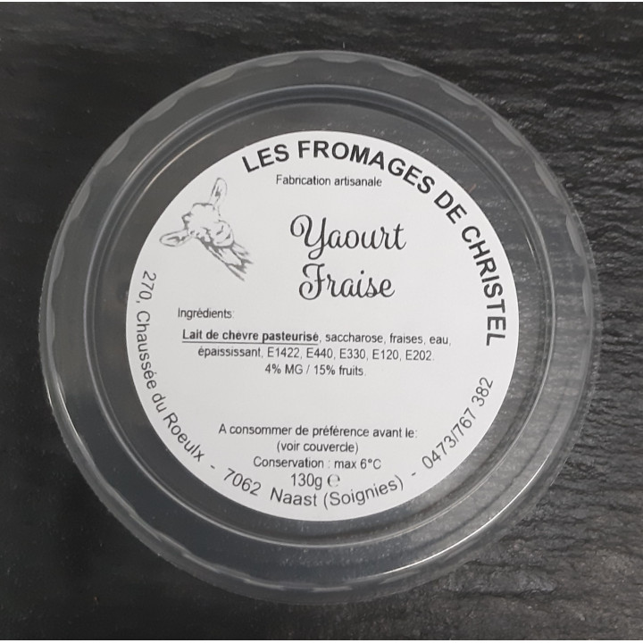 Yaourt fraise  (130 gr)
