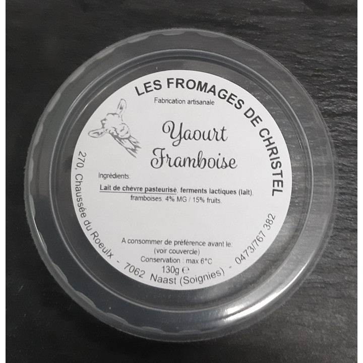 Yaourt framboise  (130 gr)