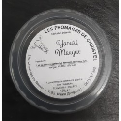Yaourt mangue  (130 gr)