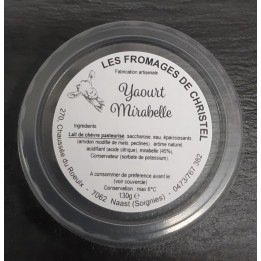 Yaourt mirabelle  (130 gr)