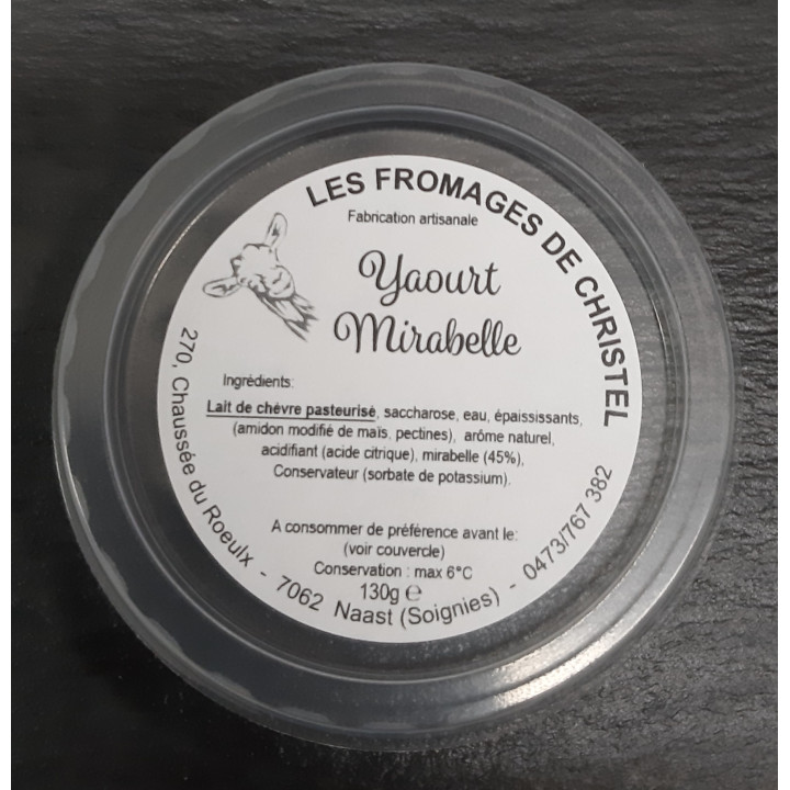 Yaourt mirabelle  (130 gr)