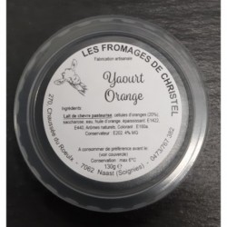 Yaourt orange  (130 gr)