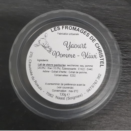 Yaourt pomme-kiwi (130 gr)