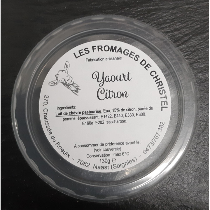 Yaourt citron jaune (130 gr)