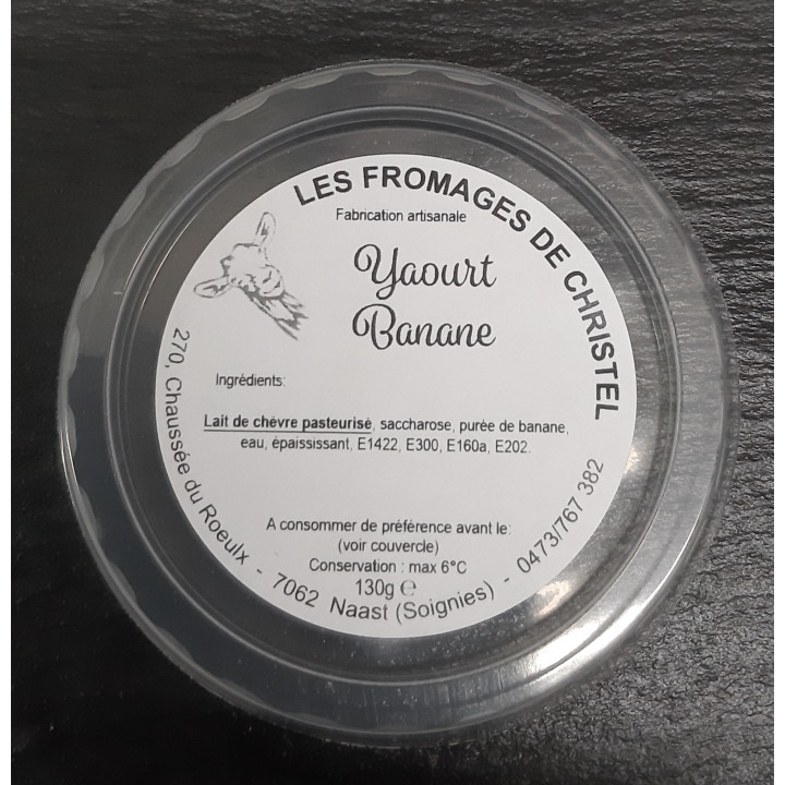 Yaourt banane (130 gr)