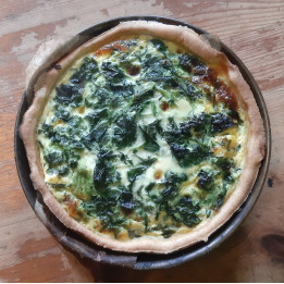 Quiche épinard et chèvre  (500gr)