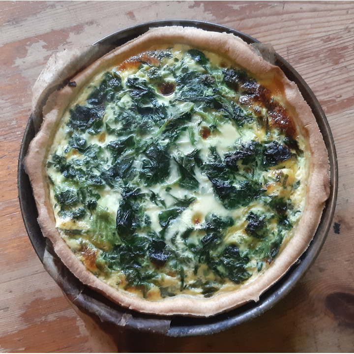 Quiche épinard et chèvre  (500gr)