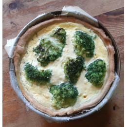 Quiche brocolis et chèvre  (500gr)