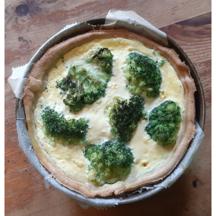 Quiche brocolis et chèvre  (500gr)