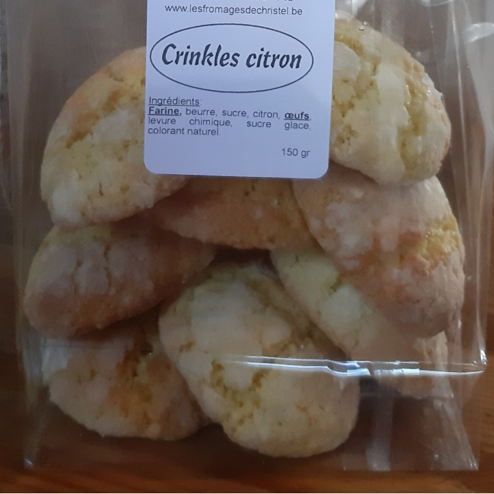Biscuits Crinkles citron  (150gr)