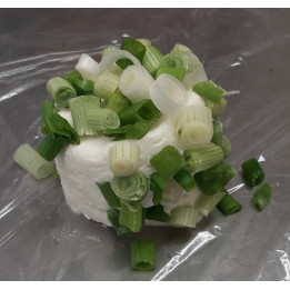 Chèvre frais aux petits oignons (115 gr)