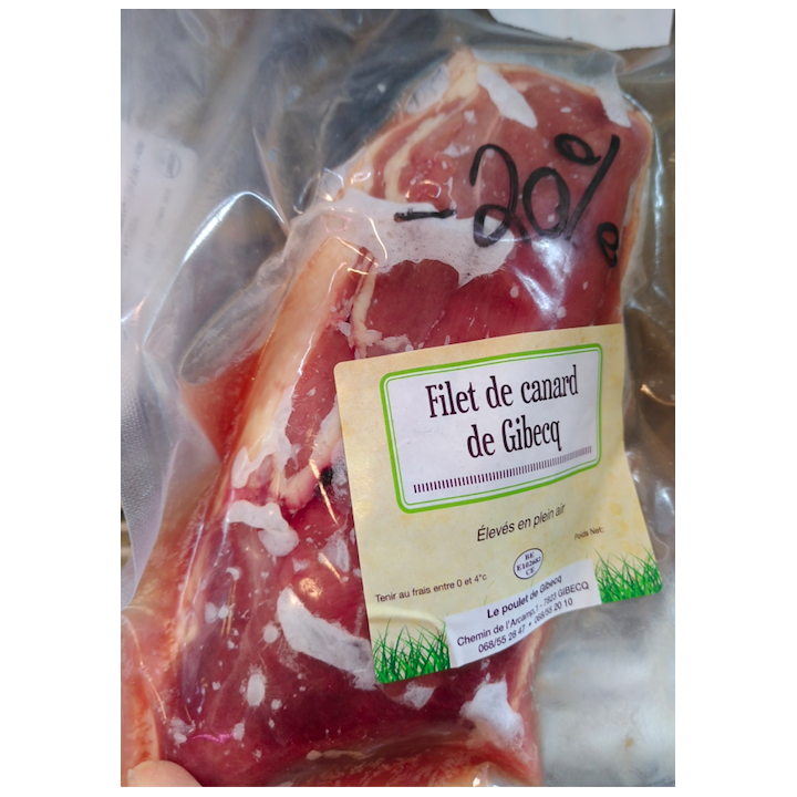 ❄️LIQUIDATION congel - filet canard - 300g - Gibecq