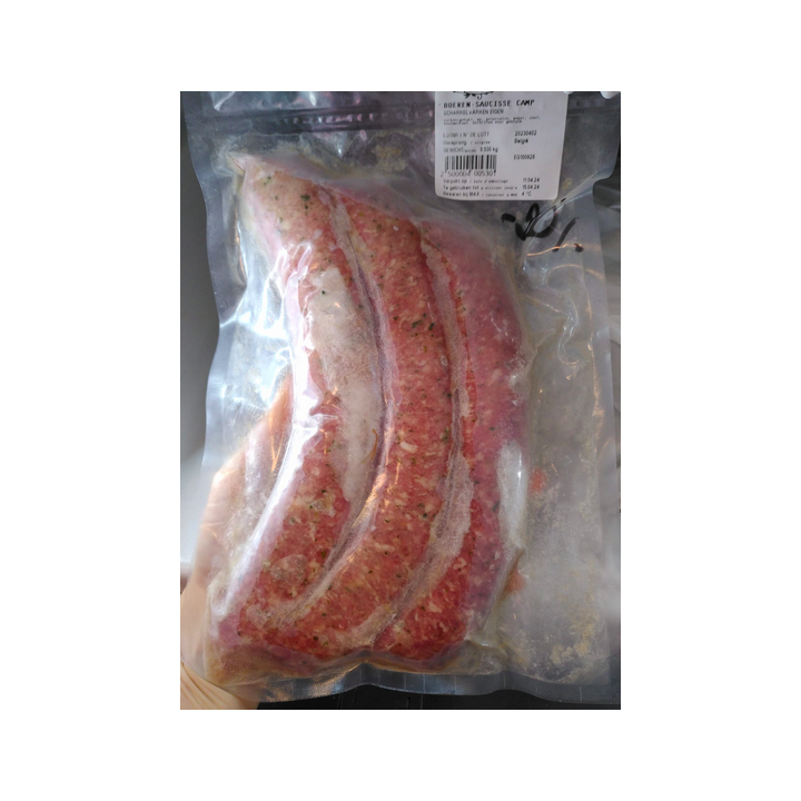❄️ LIQUIDATION congel - saucisse CAMPAGNE - 500g - Seizoenschuur