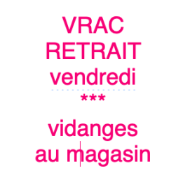 Vrac ! RETRAIT vendredi-samedi ! Lait Cru 1/2-écrémé - 1L