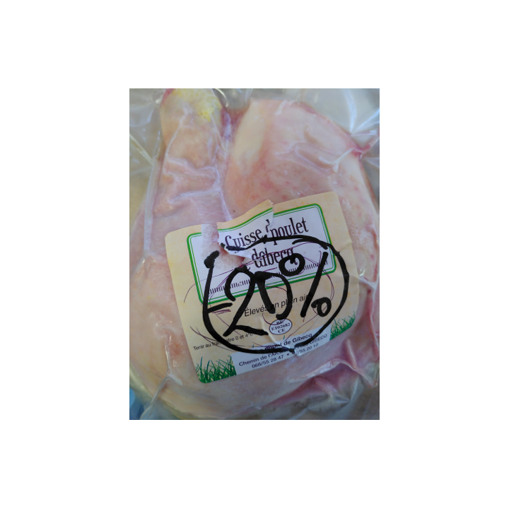 LIQUIDATION congel - cuisse poulet - 600g - Gibecq