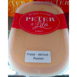 ❄️ Sorbet fraise/abricot/passion - 1L