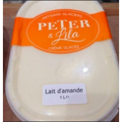 Glace au lait d'amande - 1L