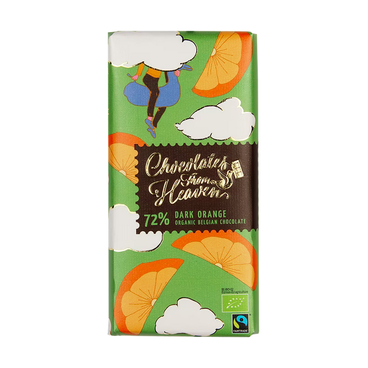 Chocolate from heaven - noir 70% orange BIO - 100g
