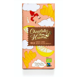 Chocolate from heaven - lait gingembre citron BIO - 100g