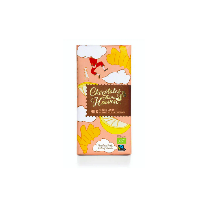 Chocolate from heaven - lait gingembre citron BIO - 100g