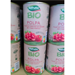 Tomates concassées - 400g - bio - Valfrutta