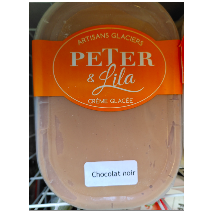Glace chocolat noir - 1L