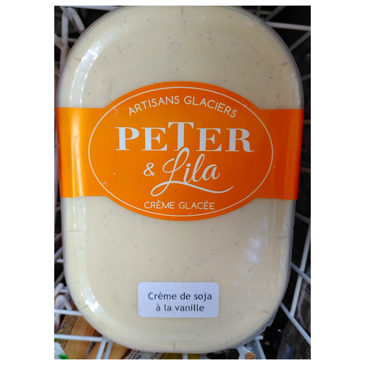 Glace crème de SOJA à la vanille