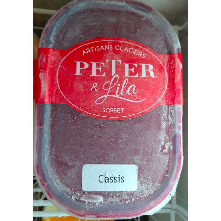 ❄️ Sorbet cassis - 1L