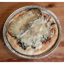 Pizza végétarienne et chèvre (400 gr)