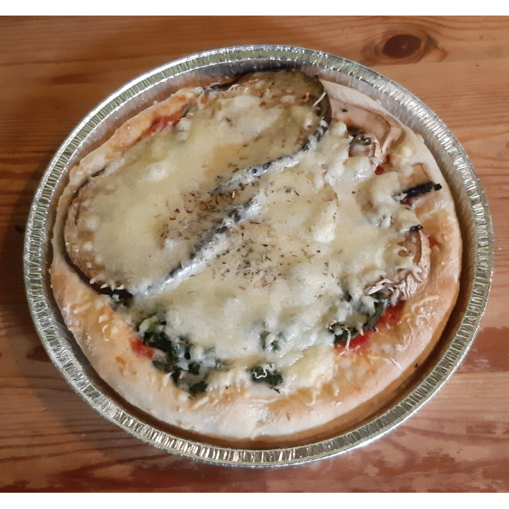 Pizza végétarienne et chèvre (400 gr)