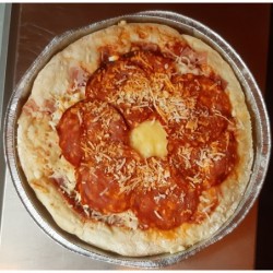 Pizza chorizo (400 gr)