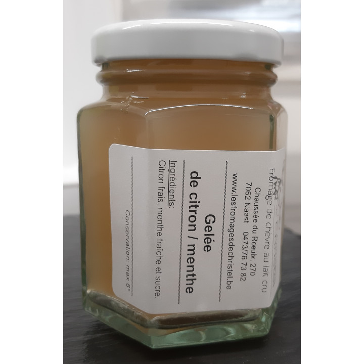 Gelée de citron et menthe (120 gr)