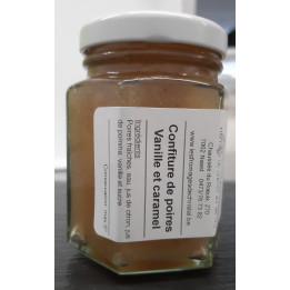Confiture poire, vanille et caramel (120 gr)