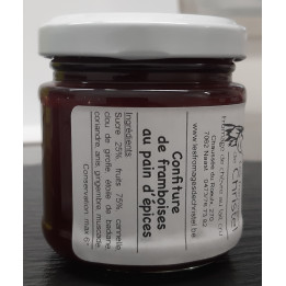 Confiture framboise et pain d'épices (120 gr)