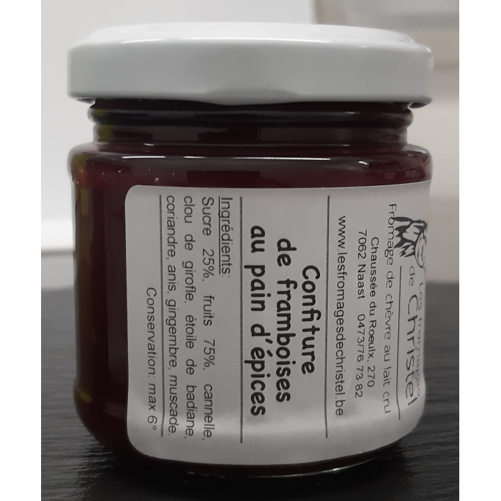 Confiture framboise et pain d'épices (120 gr)