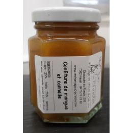 Confiture mangue, pomme et cannelle (120 gr)